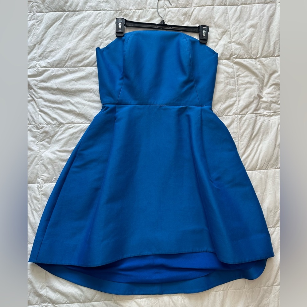 Halston Heritage Strapless High/Low Dress Women Size 8